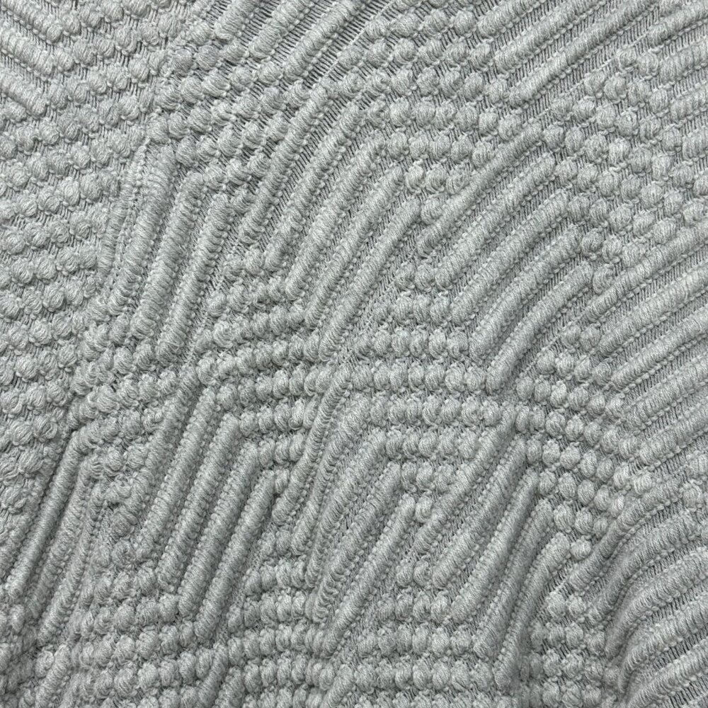 Chico’s Womens Poncho Sweater Gray Textured Knit Pullover Top S/M - Picture 2 of 6